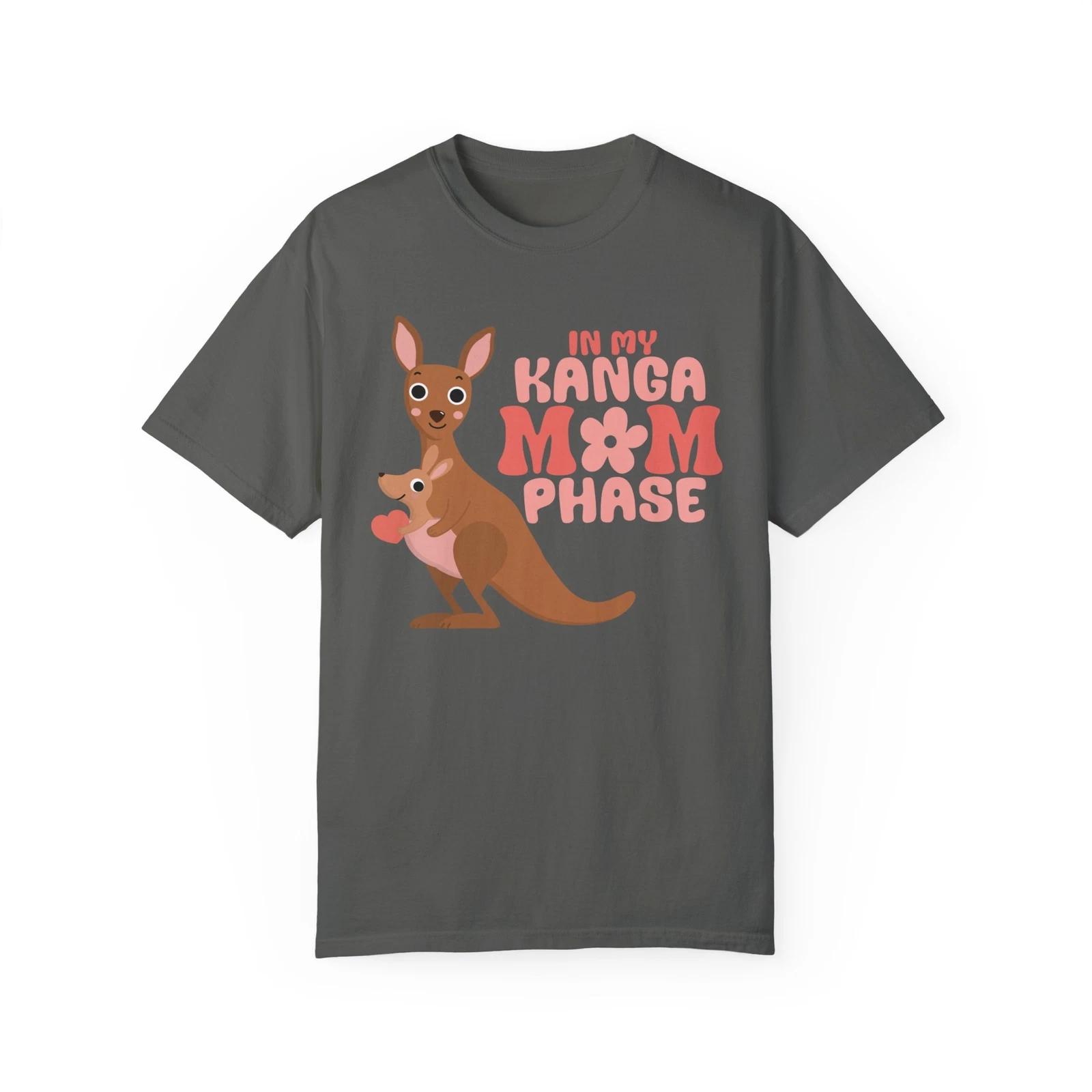 Kanga Phase Mom Comfort Colors Women s T-shirt, Mother s Day Pregnant Mom shirt S
