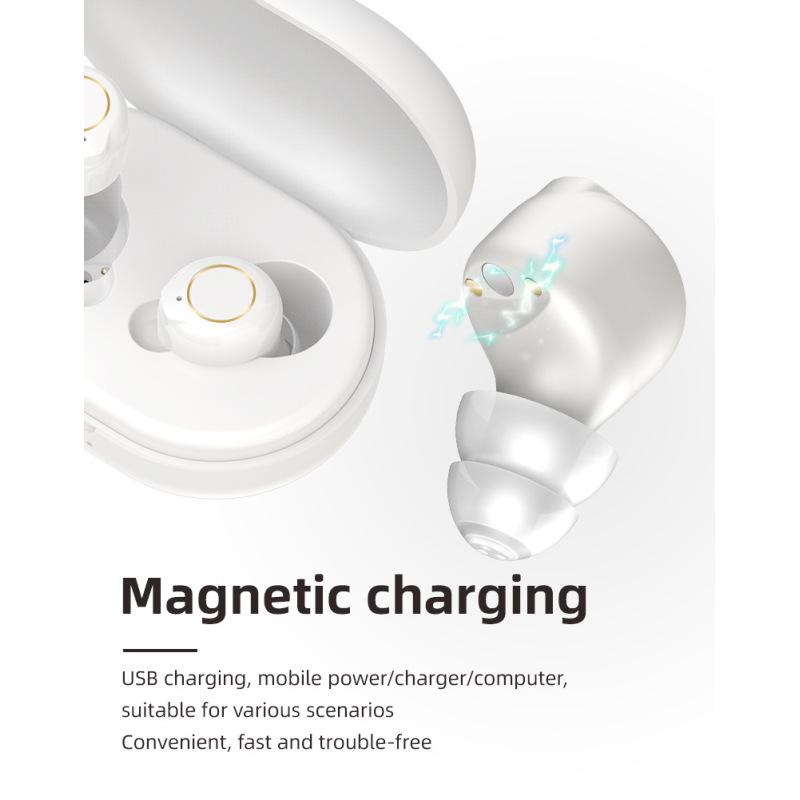Magnetic Rechargeable Hearing Aid Bluetooth Appearance Elderly Sound Amplifier Sound Collector Elderly Hearing Aid Mini Sound Amplifier