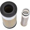 10400511200 19690531100 Inner and Outer Air Filter Element Combo Replacement Compatible with Mahindra Tractor Parts Accessories 2815 HST 3616 Gear