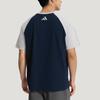 Adidas Color Block Pullover T-Shirt Unisex Tops KX0519