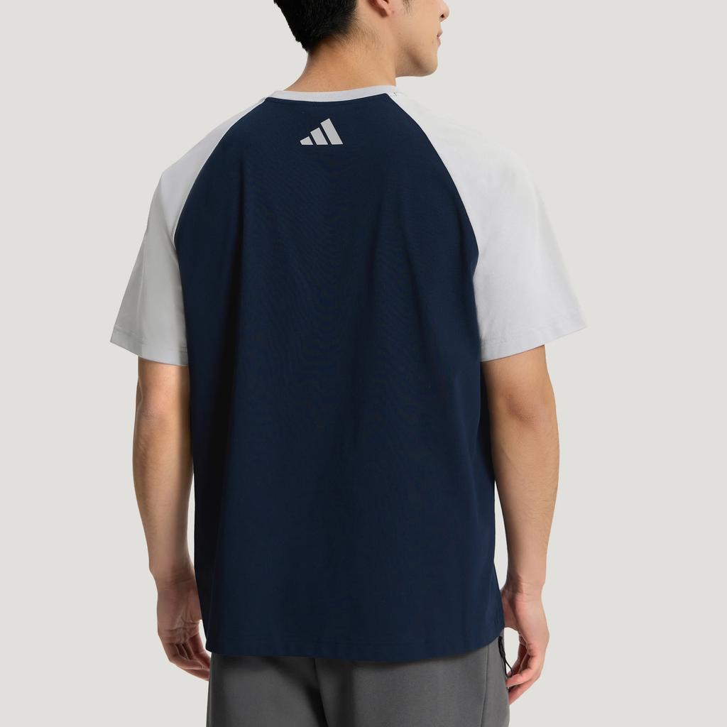 Adidas Color Block Pullover T-Shirt Unisex Tops KX0519