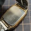 SEIKO QUARTZ Dolce Dolce Square Gold Quartz Watch Management K26 [Working Condition] Men's