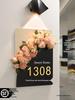 DIY House Number Plate - Stylish Entrance Decor for Homes and Hotels