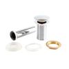 Electroplated Copper Pop-Up Sink Drain