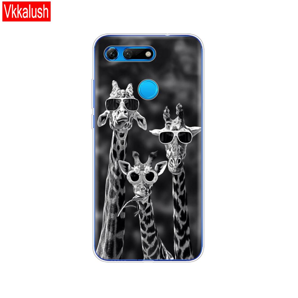 Silikonhülle für Huawei Honor View 20 V20 Hülle TPU Funda Weiche Silikonhülle für Honor V20 Capa Niedliches Tiermuster
