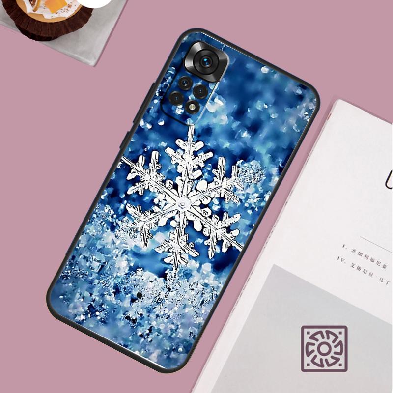 Snow Snowflake Winter Case For Xiaomi Redmi Note 12 9 10 11 13 Pro Plus 9S 10S 11S 12S Redmi 12 10C 12C 13C Cover