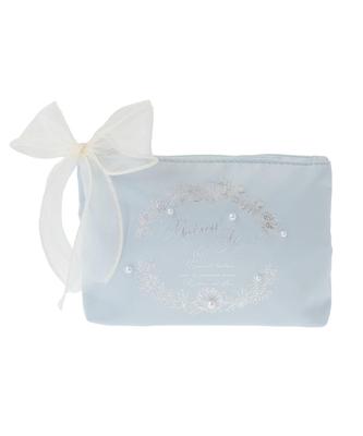 Bolsa com Estampa de Concha Maison de FLEUR, Azul Claro, Tamanho F, Bolsa com Cordão, 08000644400