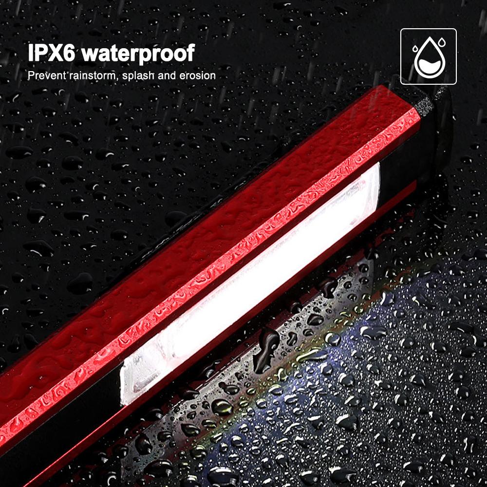 Portable 4 /5 Modes COB Flashlight Magnetic UV Torch USB Rechargeable LED Work Light  XPE Hanging Hook Lamp For Outdoor Camping