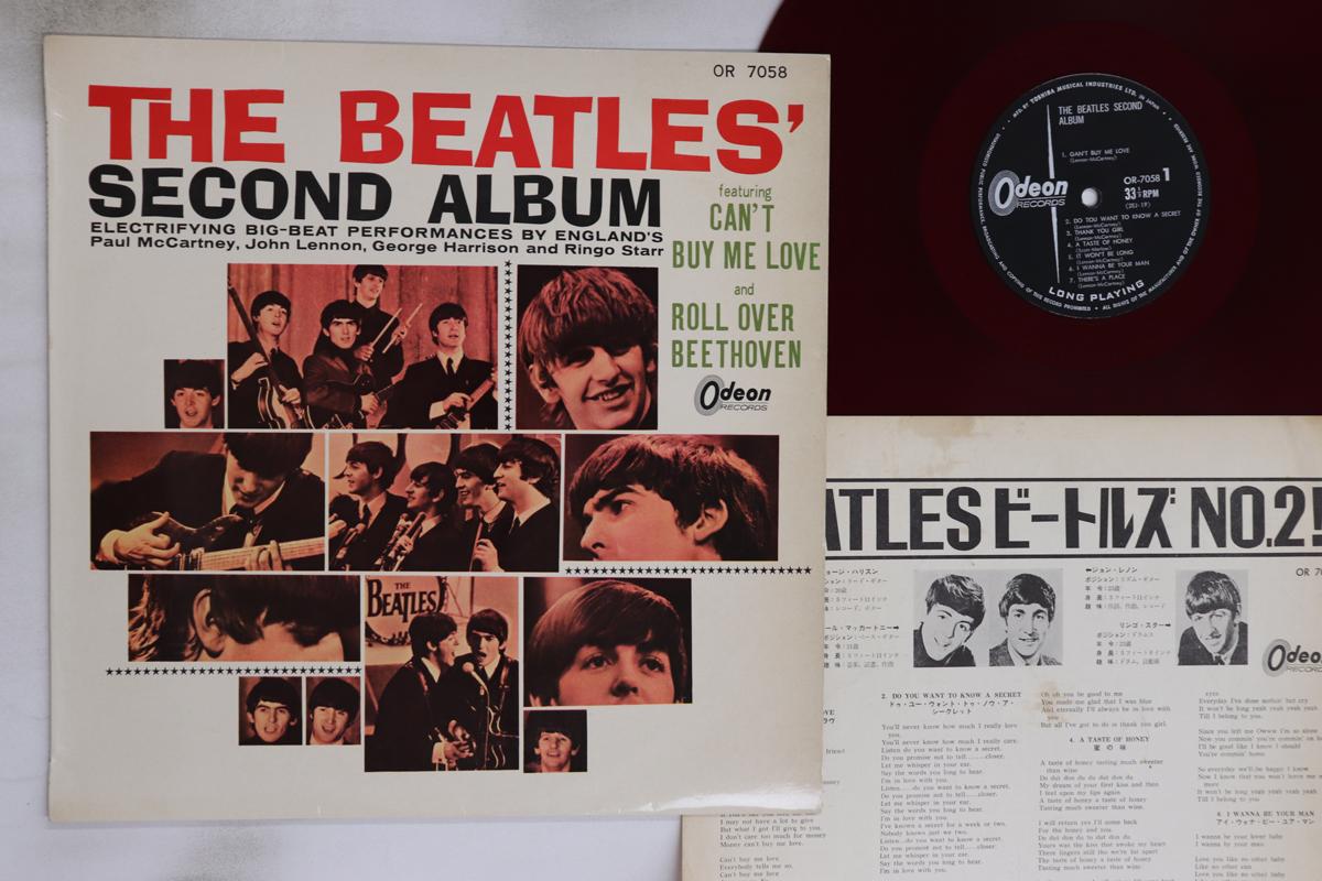 

LP Record BEATLES - Beatles Second Album (- Red Vinyl) OR7058 ODEON 1964 Japan Rock Used
