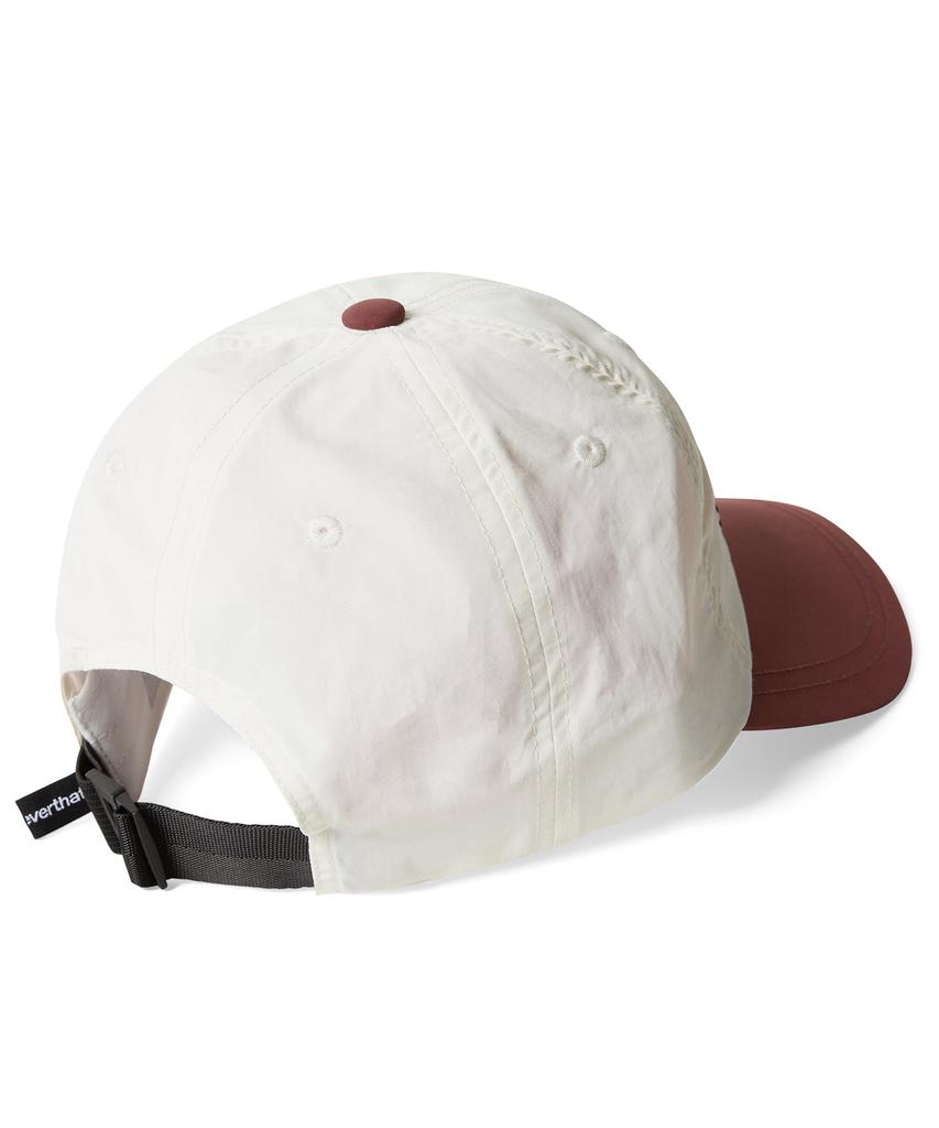 THISISNEVERTHAT Sp-Logo Nylon Cap Ivory/Burgundy