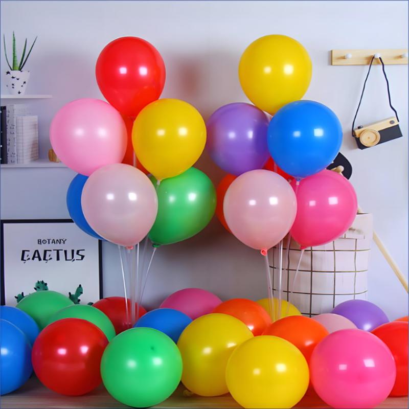 50 Mixed Color Balloons Anniversary Festival Wedding Decoration Balloons Christmas Birthday Party Diy Decoration Balloons