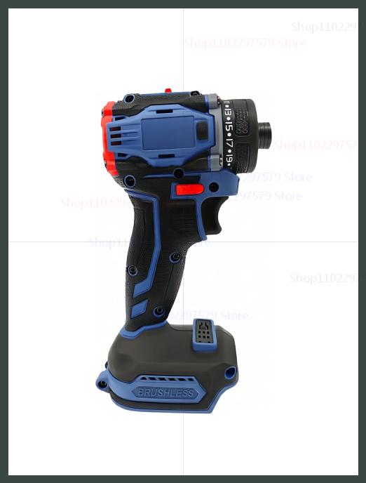 

4000rpm Brushless Electric Screwdriver 21+1 Gear Two-Speed Cordless Drill 18V No Battery Power Tool for Home DIY Professionals