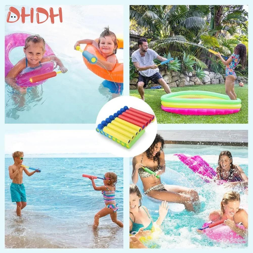 5/20 Pcs Kids Water Guns Set – Foam Bubble Sprayer Blaster with Detachable Nozzle, Beach & Pool Summer Toys for Outdoor Play