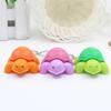 Creative Turtle Keychain LED Light Sound Key Ring Holder Bag Hanging Pendant