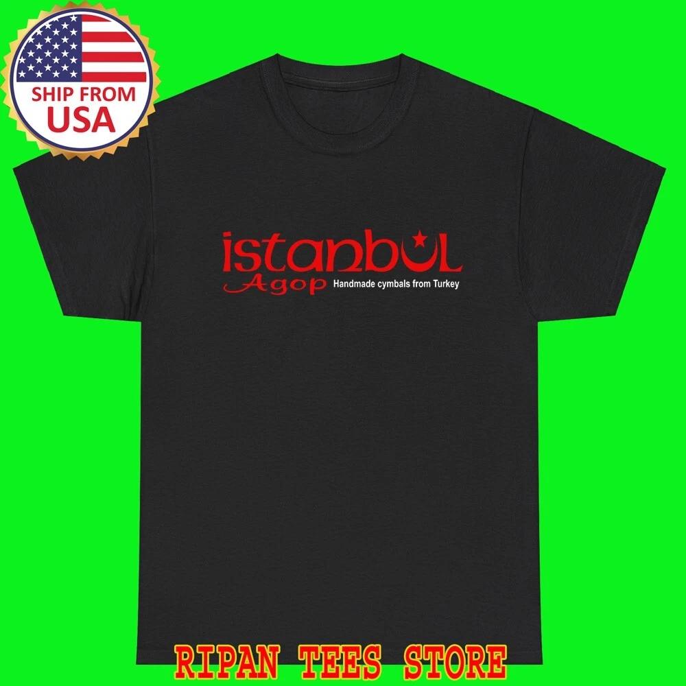 Istanbul Agop Drums Cymbals Men s Black T-Shirt Tee Top Unisex L