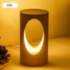 Wooden LED Desk Lamp, Night Light, Dimmed LED Lighting, Creative Table Lamp