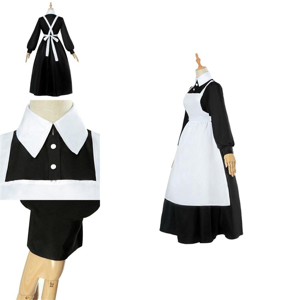 Robe de Maid Élégante Isabella The Promised Neverland Tenue Pour Événements Cosplay Époustouflants