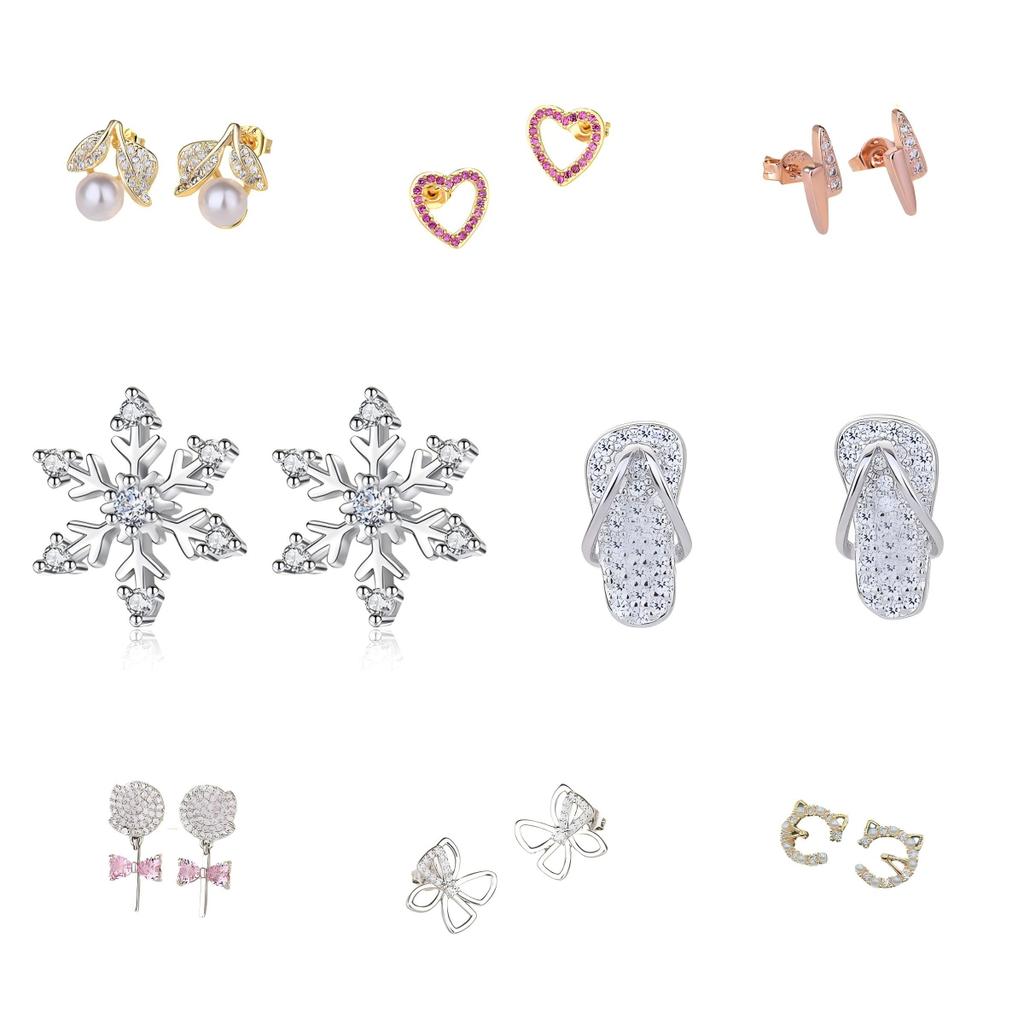 Small Earrings To Raise The Ear Female Personality Simple Cold Wind Earrings Advanced Sense of Jewelry Temperament Sweet Girl Cute Cat Earrings