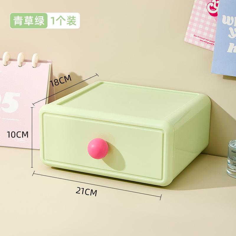 

Настольный органайзер с ящиками, многоцветный ящик для хранения, вместительный держатель для канцелярских принадлежностей для офиса, дома, школы трава зеленый