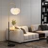 XuanYong Feather Floor Lamp with Side Table
