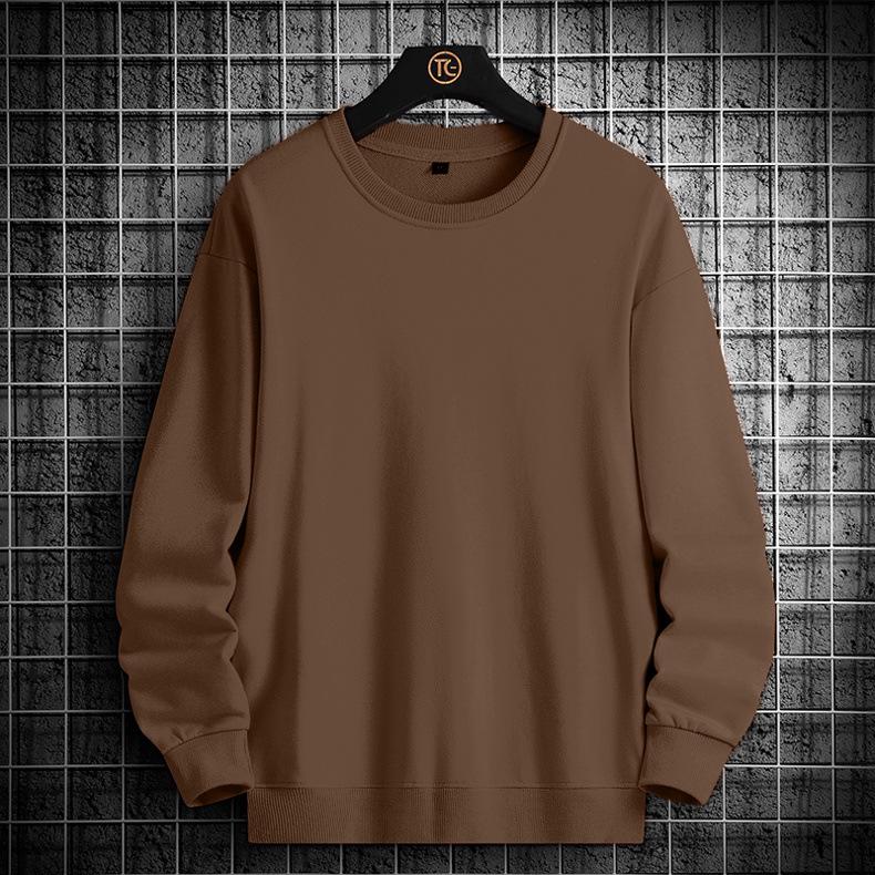 Unisex Cotton Hoodie: Solid Color, Loose Fit, Plus Size, Casual Sports, Long Sleeve, M-8XL