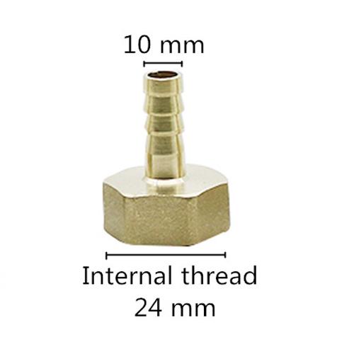 Hose Barb Connector copper  3/4" female Male Thread Pipe Fitting Barb Hose Pagoda Coupling Tail Connector 8/10/12/14/16mm hose