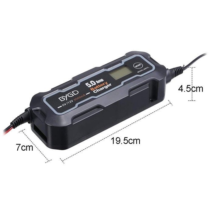 Ładowarka akumulatorów motocyklowych Lumitecs BX2, inteligentne ładowanie 5A