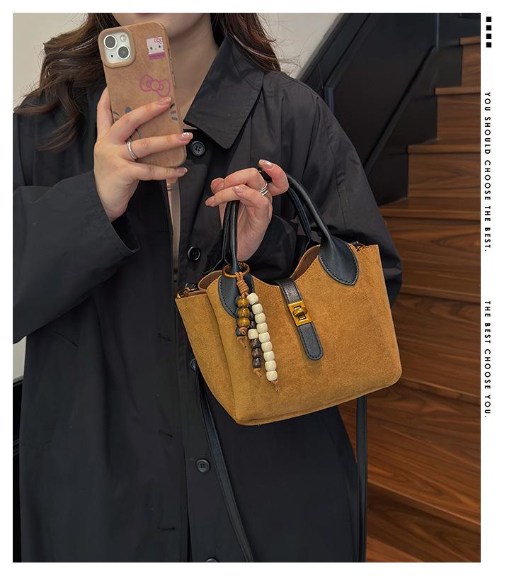 Korean-Style Women's Large Capacity Crossbody Tote Bag, Unique Design 2025