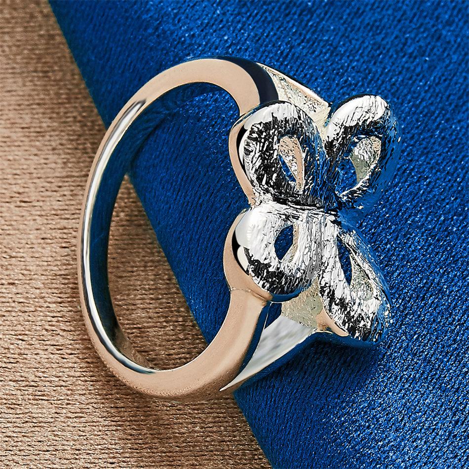 1 piece of 925 sterling silver 7-10 exquisite butterfly ring, women's jewelry gift, wedding accessory