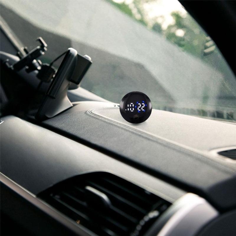 Energisparande Automatisk Avstängning Bil Motorcykel Instrumentpanel LED Digital Klocka Ventilerad Klocka Pekkänslig Display Vattentät Design