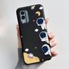Casing For Nokia X30 5G Case Aesthetic Fashion Cute Cat Astronaut Cartoon Black Silicone Soft Shockproof Phone Case Back Cover