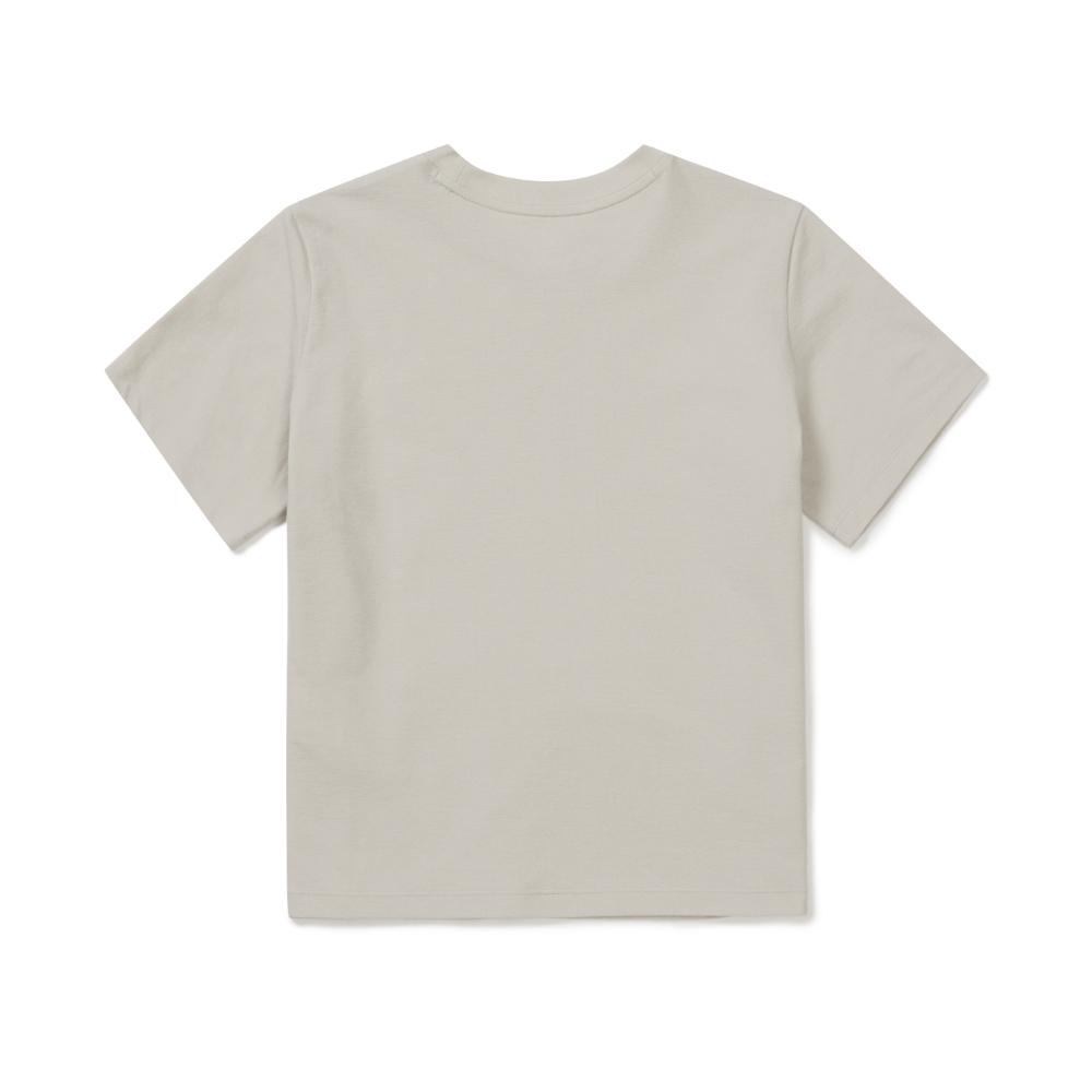 SNOWPEAK Sorona Women's Semi-Crop Short Sleeve T-Shirt Sand Beige (S26MWFTS05)