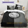 Derby County Bedding Quilt Set Quilt Cover Pillowcase Home Decoration Birthday Gift (1 * Duvet Cover + 2 * Pillowcase, Without Core)