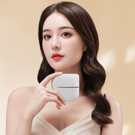 Yousheng Mini Hair Straightener Brush 3 Temperature Modes Adjustable Rechargeable Portable Travel Lightweight Fast Heating Hot Comb Electric Hair