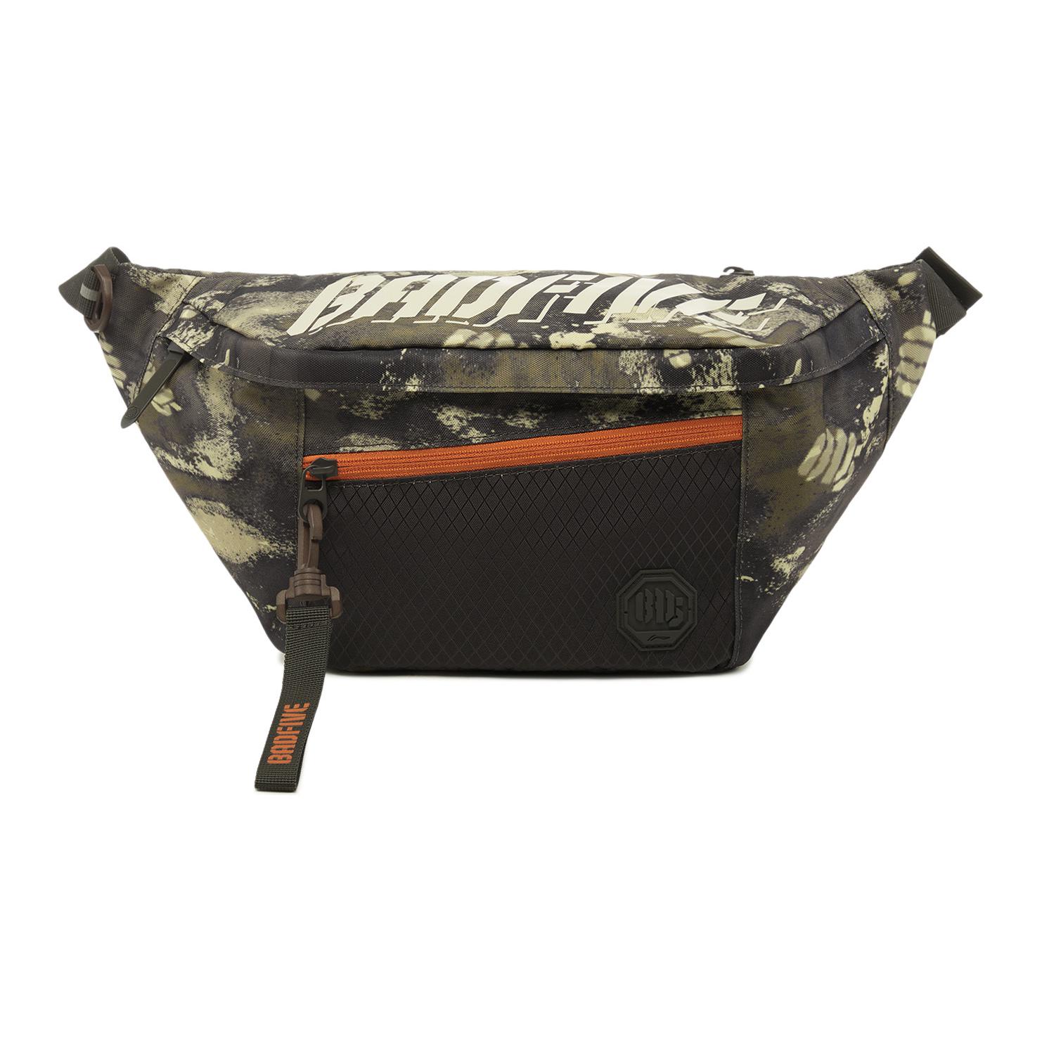 Li-Ning Fashion Casual Zipper Shoulder Crossbody Chest Bag Unisex bags Camouflage ABDU281-3 Camouflage All over Print
