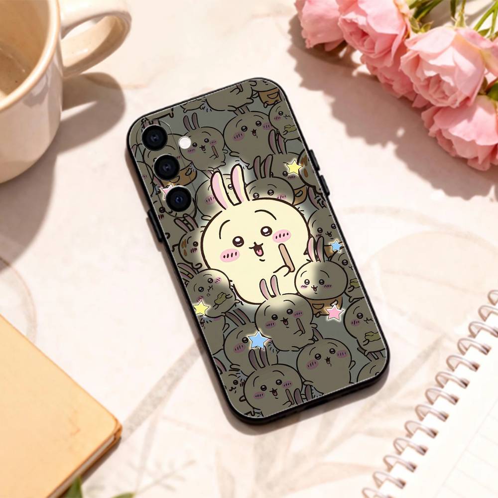 Cute C-C-Chiikawas   Phone Case For Samsung Galaxy A73,A72,A71,A70,A53,A52,A51,Others Soft Black Shell