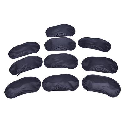 10 Bucăți Mască de Ochi Umbră Acoperire Bandaj Ochi Dormit Noaptea Negru Nou,