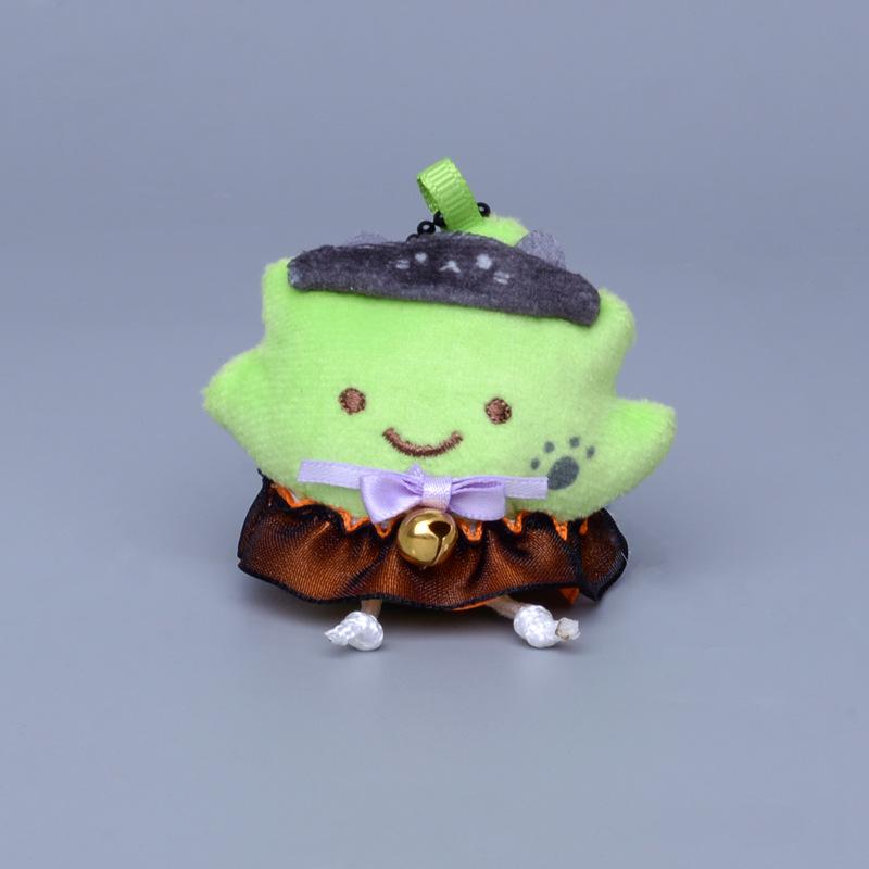 Pumpkin Sumikkogurashi Halloween Ghost Fried Shrim Plush Keychain Gift Doll Kids