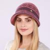 Autumn Winter Hats Women's Knitted Hat Mixed Color Fashion Thick Warm Hat All-match Bucket Hat