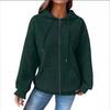 Women's Zip Up Hoodie Long Sleeve Cardigan Casual Fleece Sweatshirt Coat Fall Winter