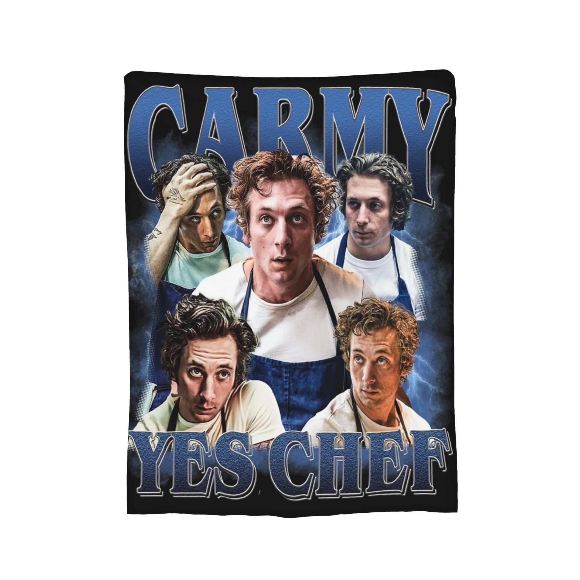 Carmy Yes Chief Jeremy Allen White The Bear Tv Show Blankets Fleece Print Warm Throw Blanket for Sofa Office Bedding Throws 75x90cm