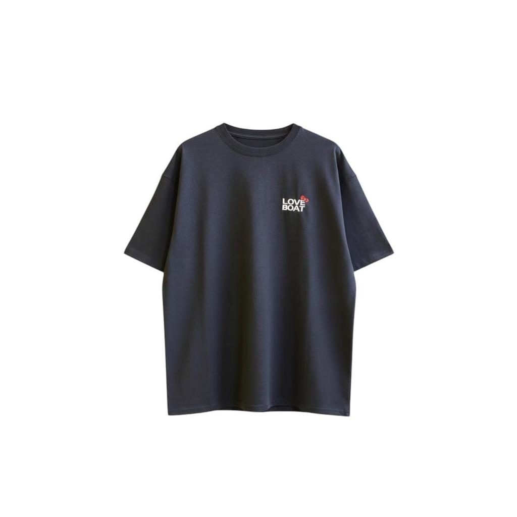 LOVE BOAT x HELLO KITTY Graphic T-Shirt Collaboration LBKT-ST15 Black Size L Cotton Short Sleeve Tee