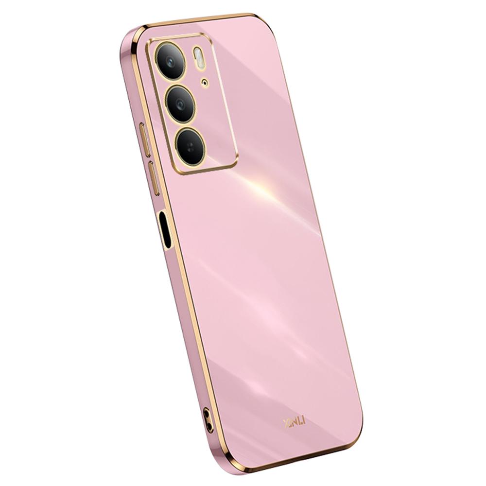 XINLI For Realme C75 4G Case TPU Phone Cover with Electroplating Frame