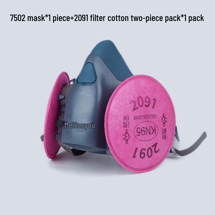 

Силиконовая пылезащитная маска Lianyou 7502 с фильтрами 2091/2097 для строительства, отделки и шлифовки.