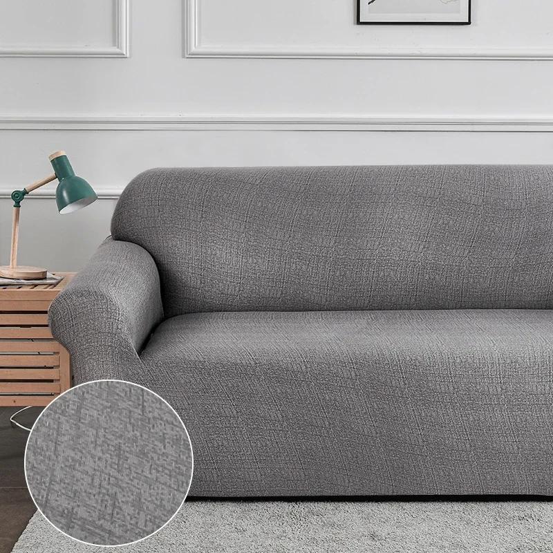 Cross Pattern Elastic Sofa Cover Stretch All-inclusive Sofa Covers for Living Room Couch Cover Loveseat Sofa Slipcovers
