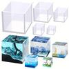 5pz Stampo Grande Quadrato Profondo in Resina Silicone, Stampo per Colata in Resina Epossidica Fai da Te Scatola Set Stampo in Silicone, Stampo in Silicone Trasparente a Cubo per Colata di Resina