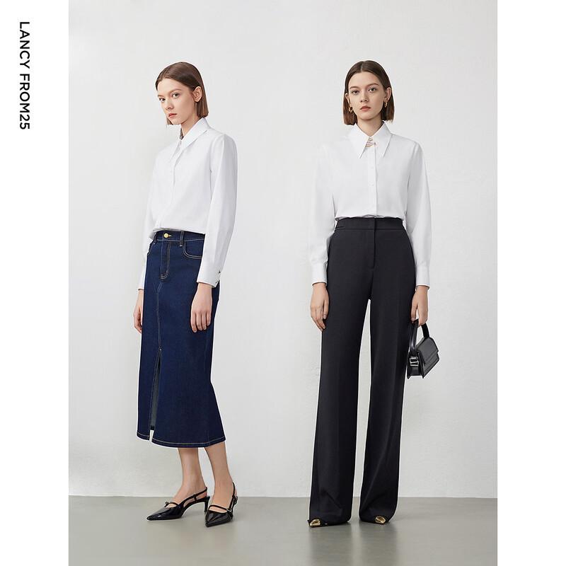 Women's French Style Long Sleeve Commuter Blouse