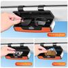 New Car Visor Glasses Case Premium ABS Flocking Inner Auto Glasses Organizer Storage Case Anti-Scratch Eyeglasses Protection Box