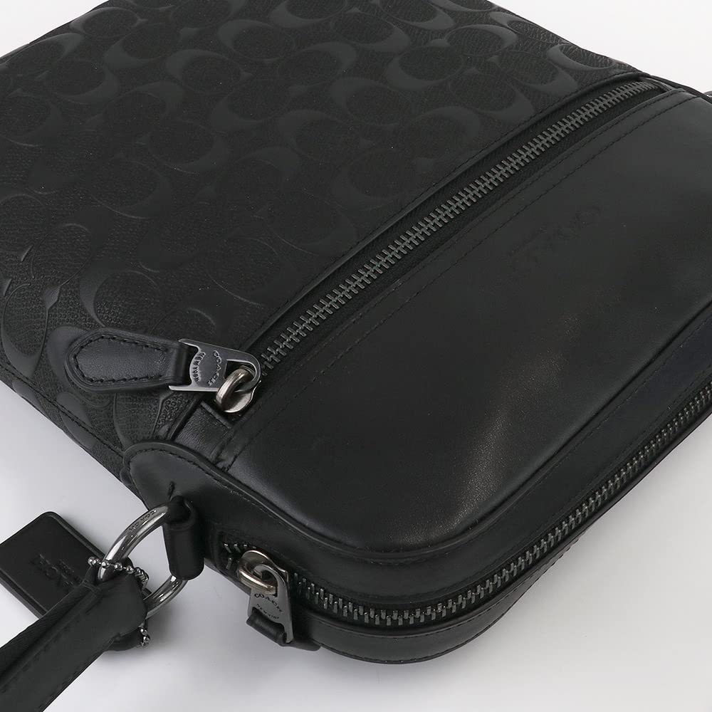 Geantă de umăr 4009 Signature [Coach] pentru bărbați (QB/BK Negru) [Articol]