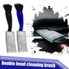 For Peugeot 5008 4008 3008 2008 508 1008 406 207 Car Air Outlet Clean Tool Double-ended Brush Soft Detailing LLT Brush Center Cover